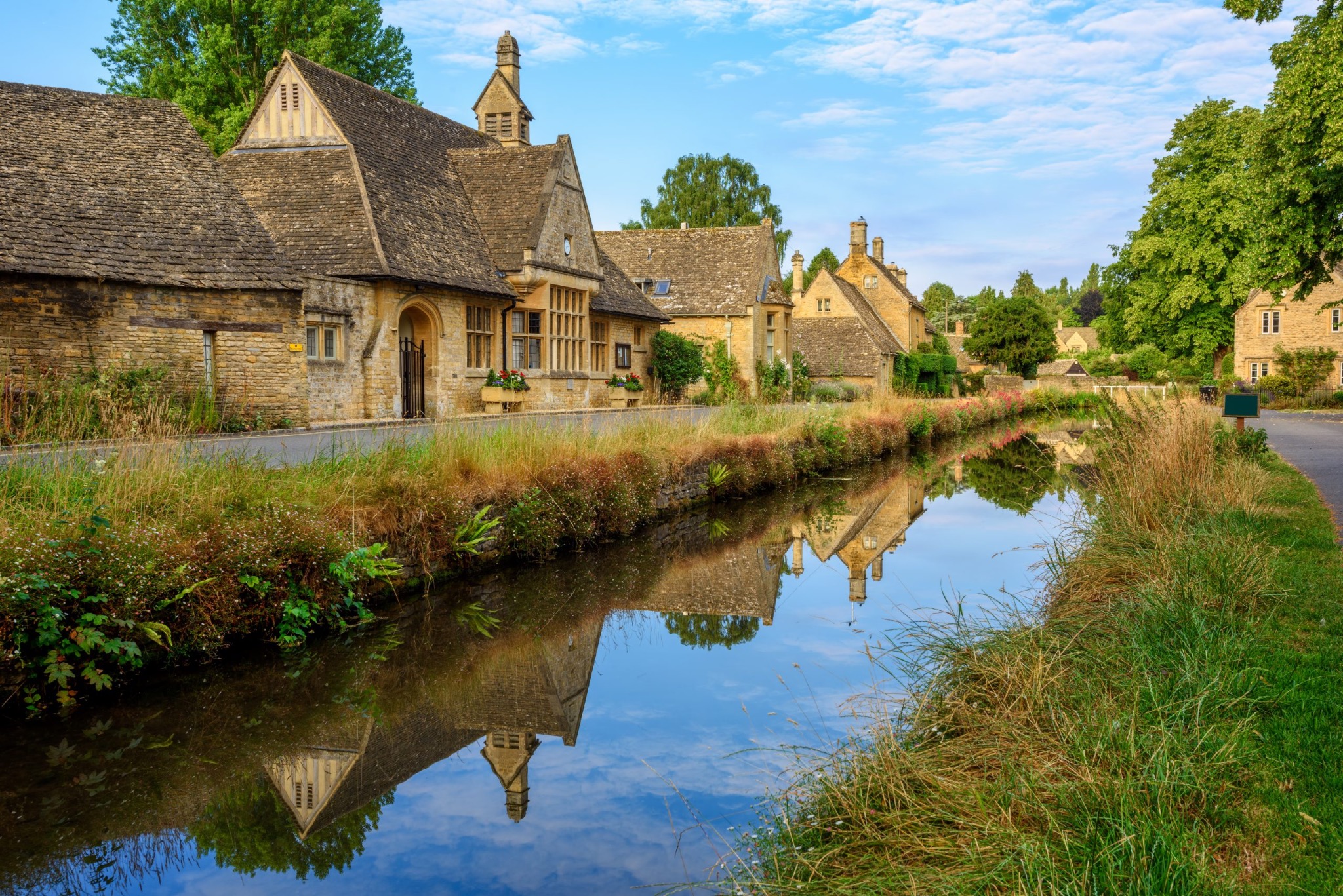 Wide Cotswold countryside view